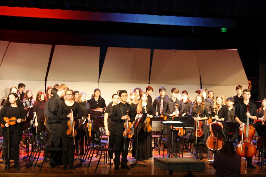 Lynx Band and Orchestra perform together for 2019 Winter Concert