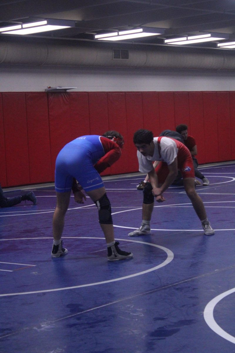 Senior Juan Avalos-Ceballos and Junior Gabriel Showers 