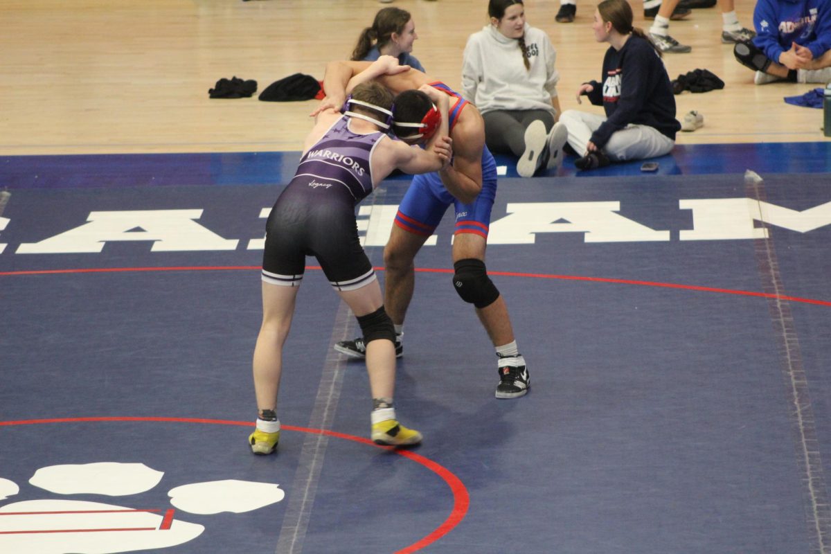 Sophomore wrestler's confidence shows on the mat